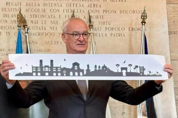 Cagliari, cittadinanza onoraria a Claudio Ranieri